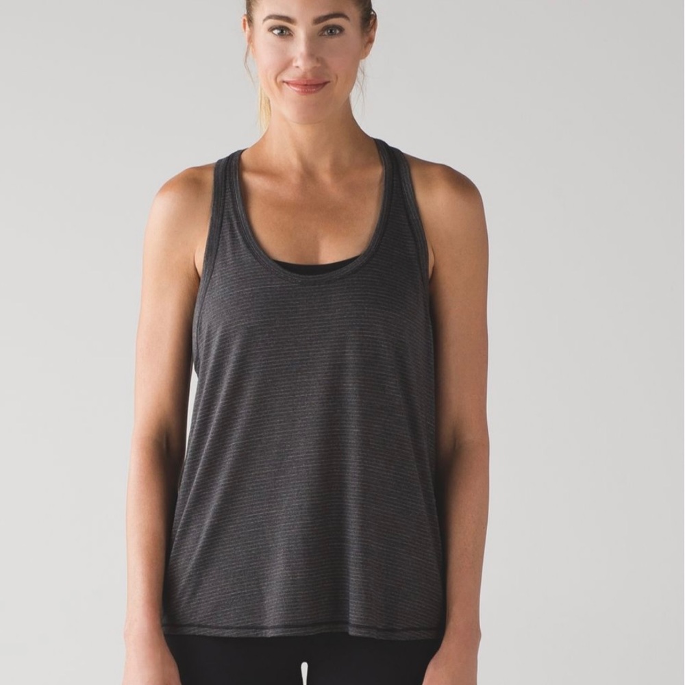 Lululemon Tie It Up Singlet - Heathered Black